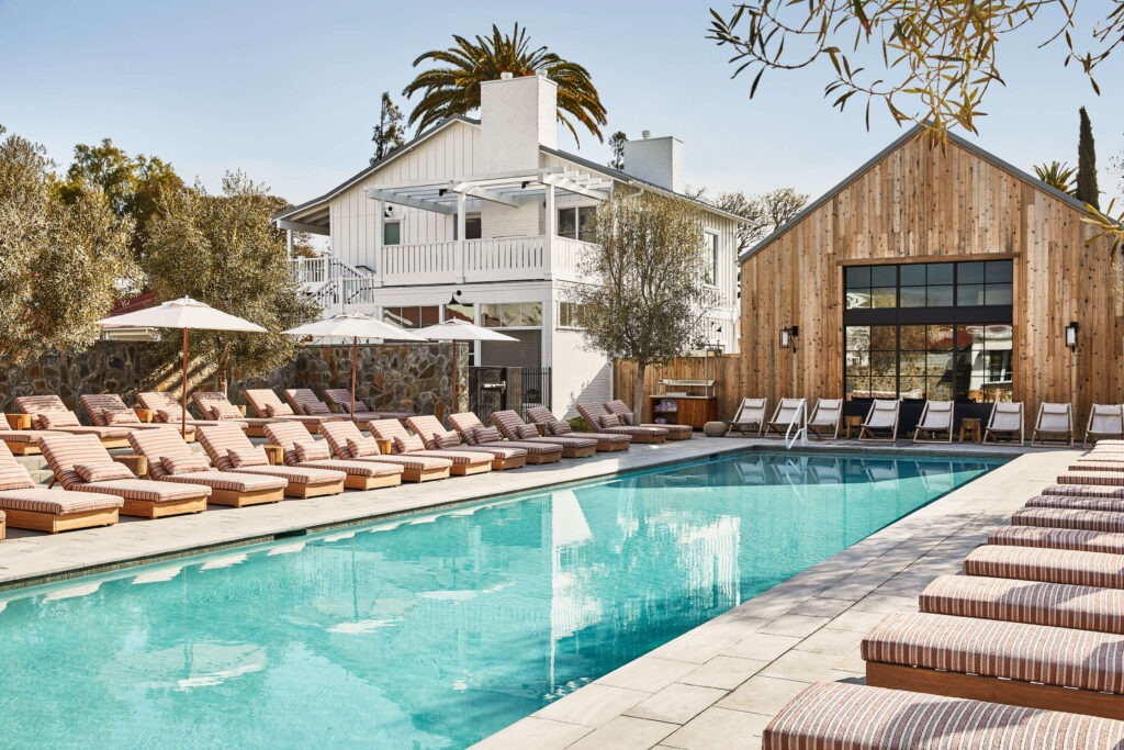 Magnifique Hotel dans la campagne Californienne