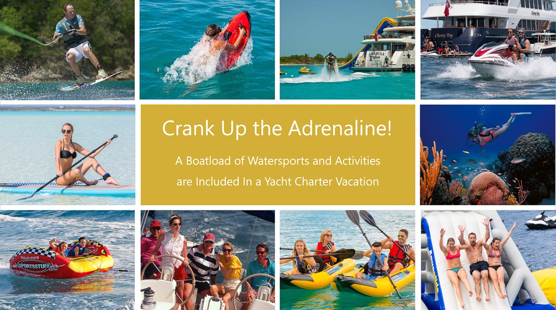Yacht charter watersports