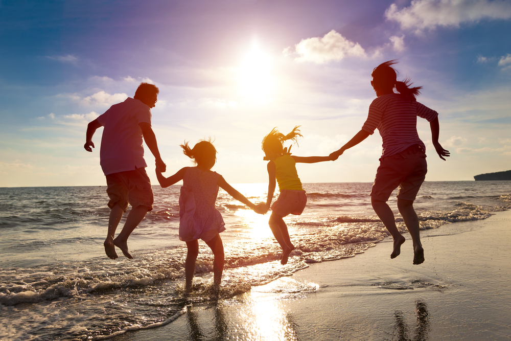 family on vacation